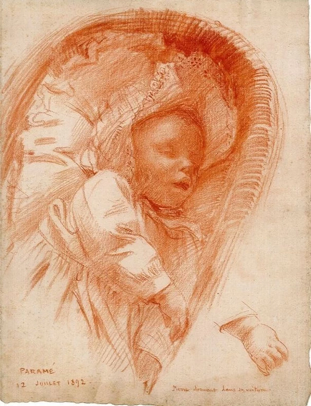 Pierre dorme - dal Saint, Cloud, museo Avelines